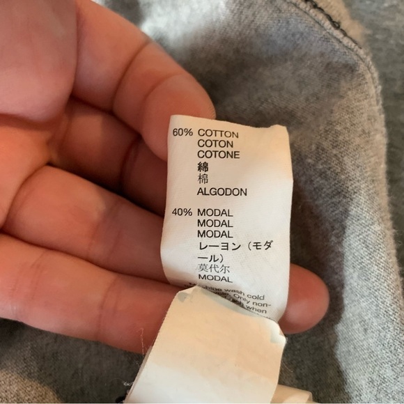 GAP Navy And Gray Color Block Sleeveless T-Shirt Dress - Picture 6 of 7